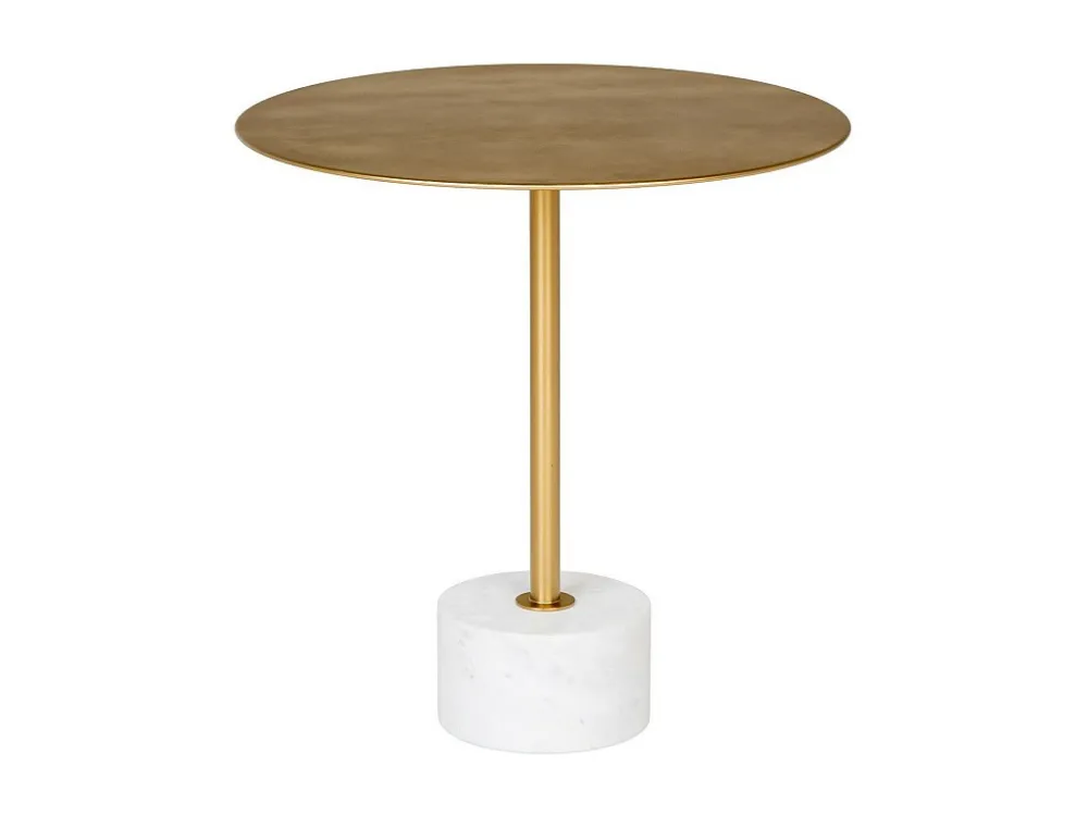 Table Basse Lecco, Laiton, 51x51x52 cm, EPIKASA
