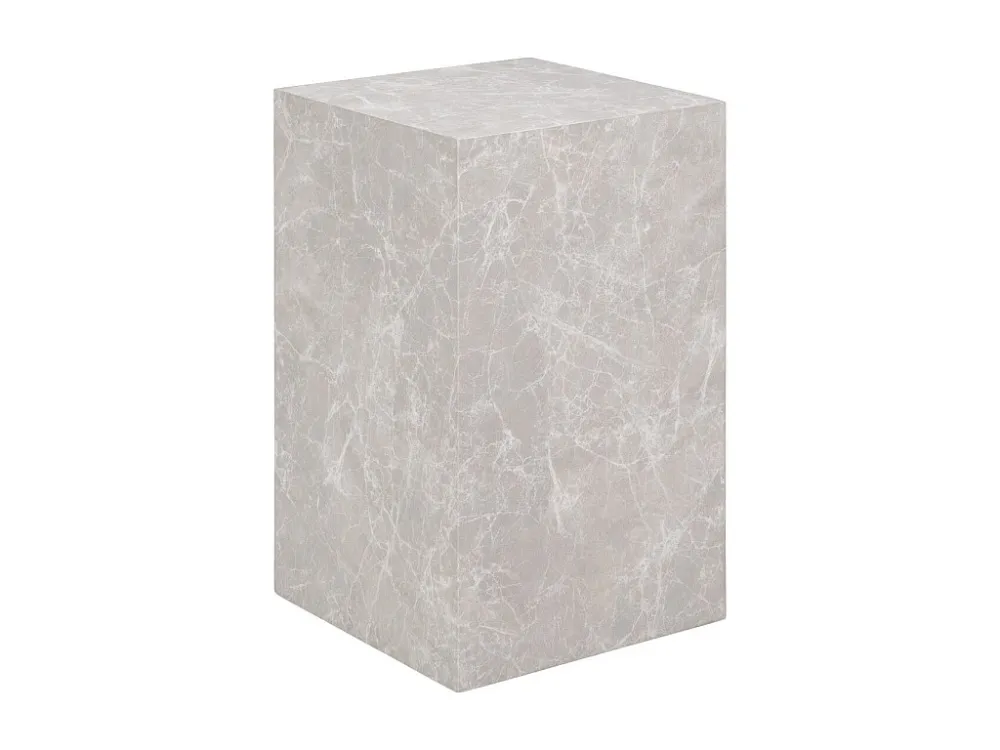 Table Basse Prague, Gris, 30x30x50 cm, EPIKASA