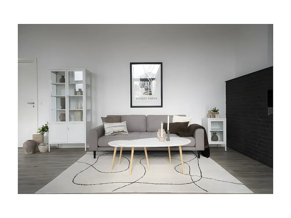 Table Basse Vado, Blanc, 110x60x45 cm, EPIKASA