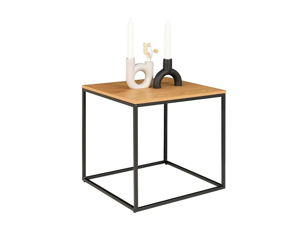 Table Basse Vita, Marron, 45x45x45 cm, EPIKASA