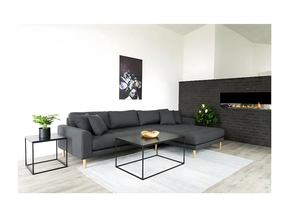 Table Basse Vita, Noir, 60x90x45 cm, EPIKASA