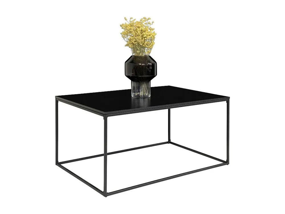Table Basse Vita, Noir, 60x90x45 cm, EPIKASA