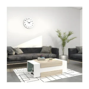 Ulrica Koffietafel, Wit, Sonoma, 100x60x35 cm, EPIKASA