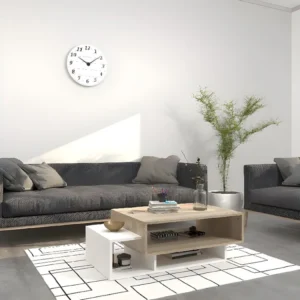 Gemini Koffietafel, Wit, Sonoma, 100x60x35 cm, EPIKASA Homemania