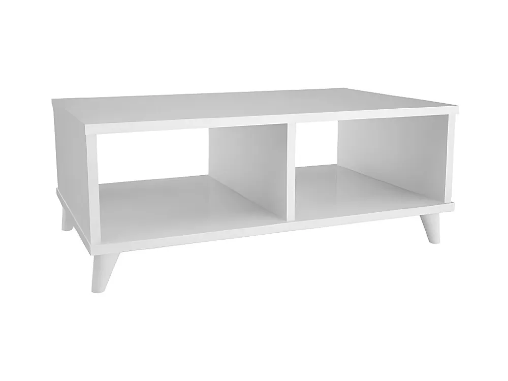 Victoria Koffietafel, Wit, 80x50x35 cm, EPIKASA Homemania