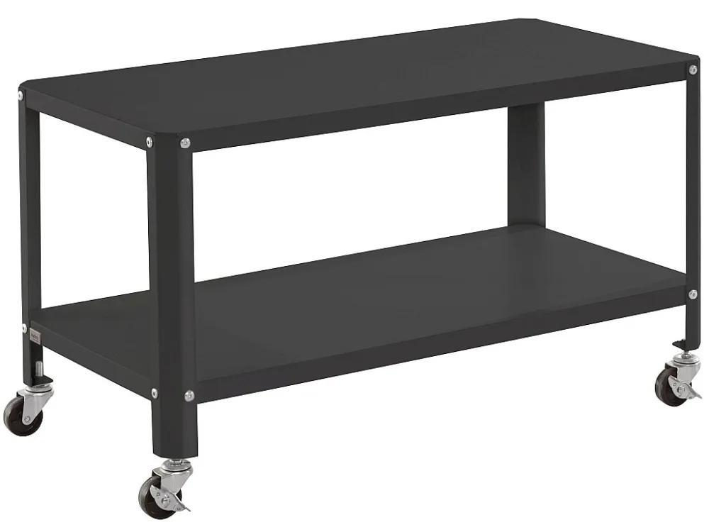 Salontafel met 1 Legplank Metaal Zwart Loft24