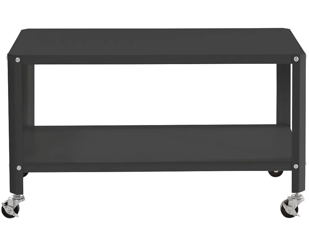 Salontafel met 1 Legplank Metaal Zwart Loft24