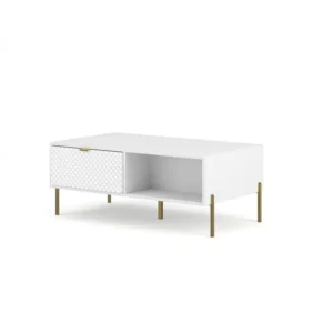 Salontafel DIAMO CT104 104x60x43 Wit