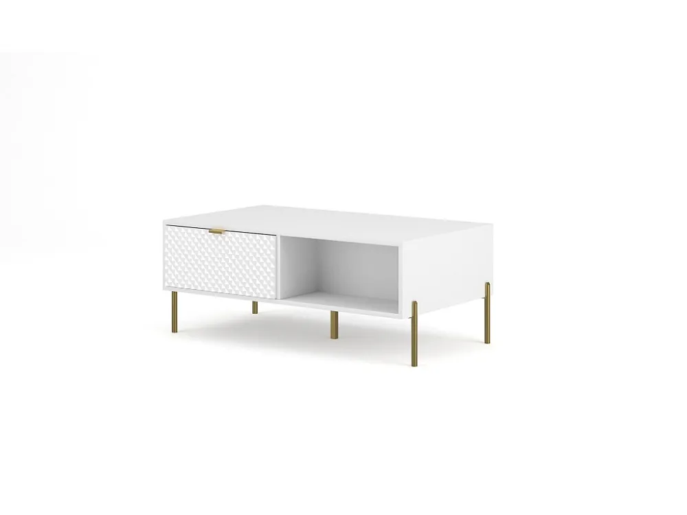 Salontafel DIAMO CT104 104x60x43 Wit