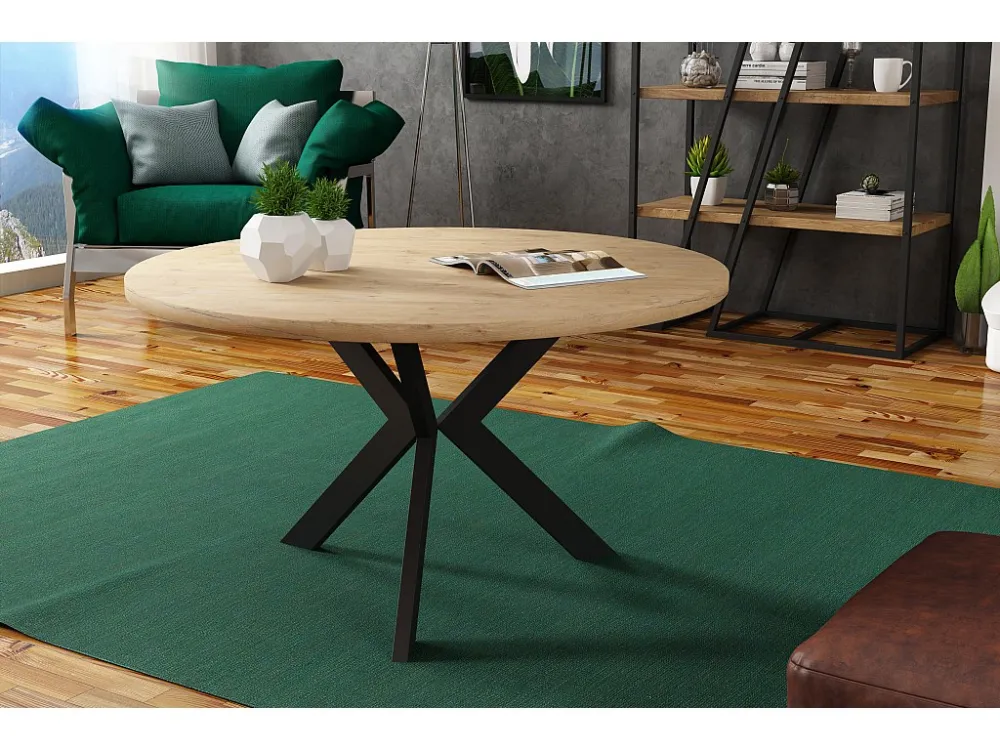 Salontafel MATEO CT75 75x75x50 Oranje