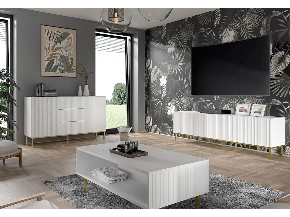 Salontafel RAVENNA B CT90 90x60x45 Wit