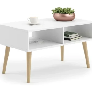 Salontafel SANDI CT90 90x50x55 Wit