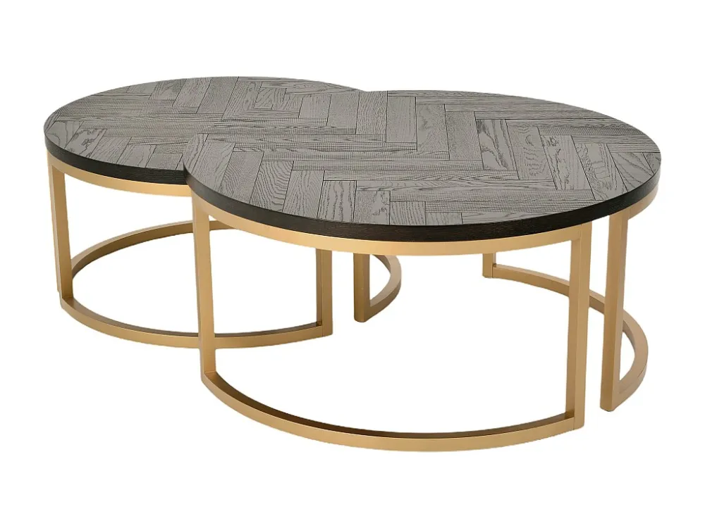 Salontafel SEVILLE CT90 90x90x42 Zwart