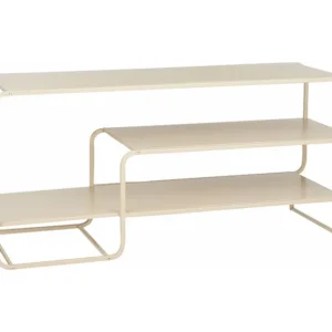 Salontafel van ijzer - 110 x 38 x 50 - Lichtbruin - JULES