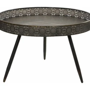 Salontafel van ijzer - Ø70 x 46 - Brons - LAGUNE