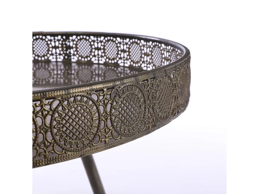 Salontafel van ijzer - Ø70 x 46 - Brons - LAGUNE