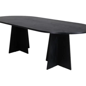 Eetkamertafel BOOTCUT DT115 115x230x75 Zwart