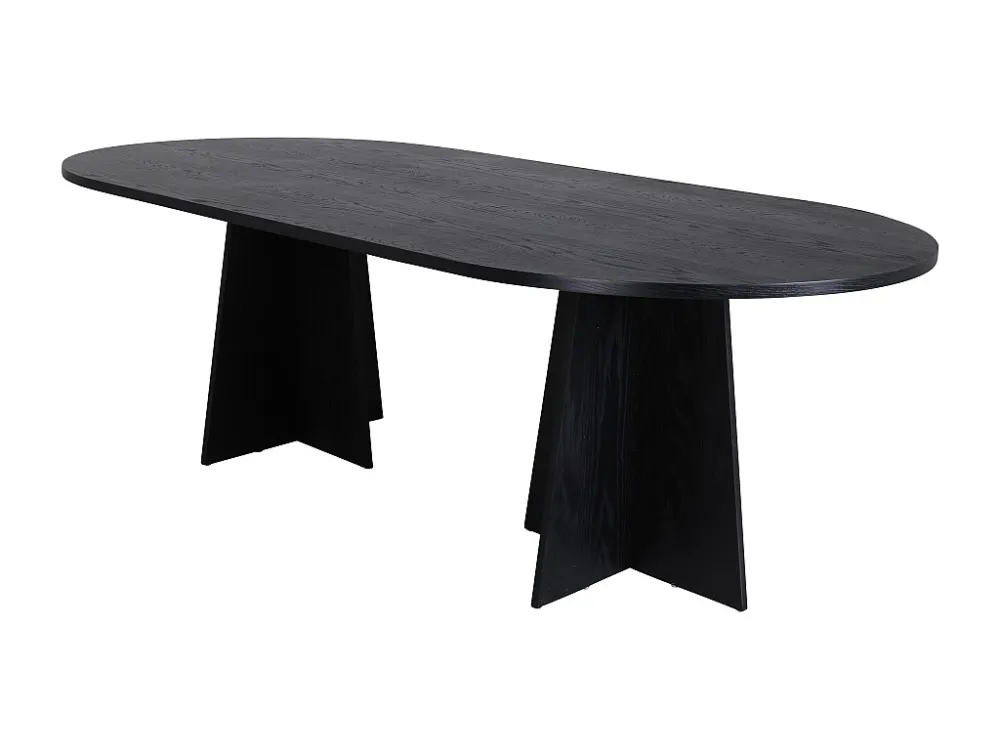 Eetkamertafel BOOTCUT DT115 115x230x75 Zwart