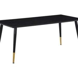 Eetkamertafel DIPP DT90 90x180x75 Zwart