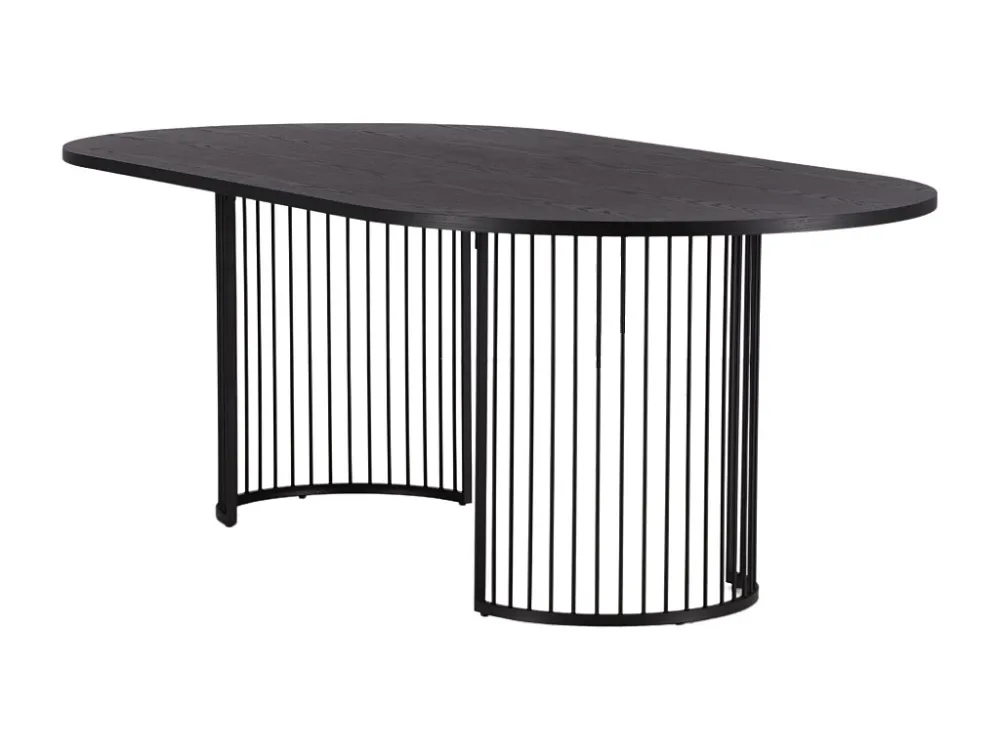 Eetkamertafel HAMNESKÄR DT110 110x220x75 Zwart