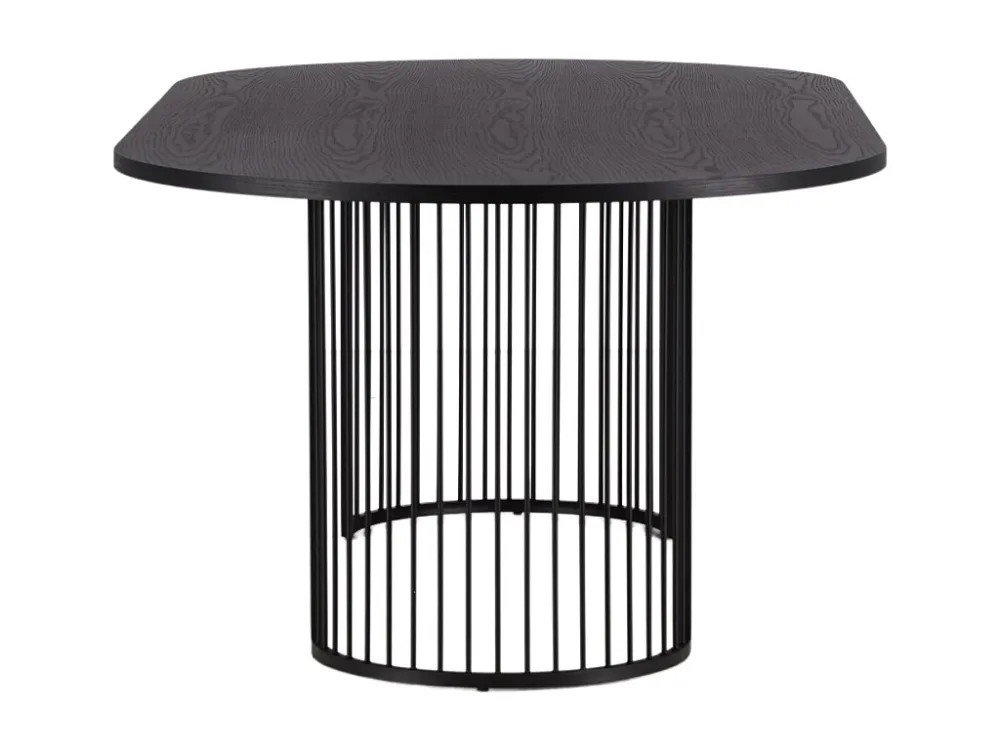 Eetkamertafel HAMNESKÄR DT110 110x220x75 Zwart