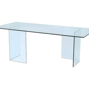 Eettafel COLEDON - 8 personen - Gehard glas