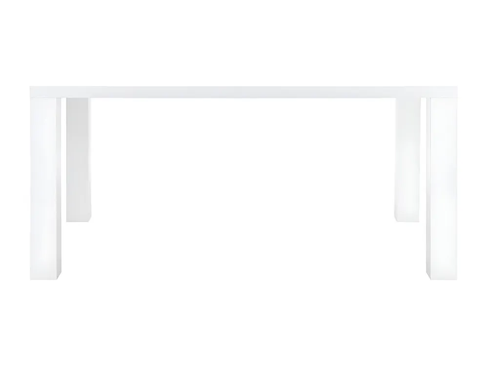 Eettafel - 6 personen - Witgelakt mdf - MONICA