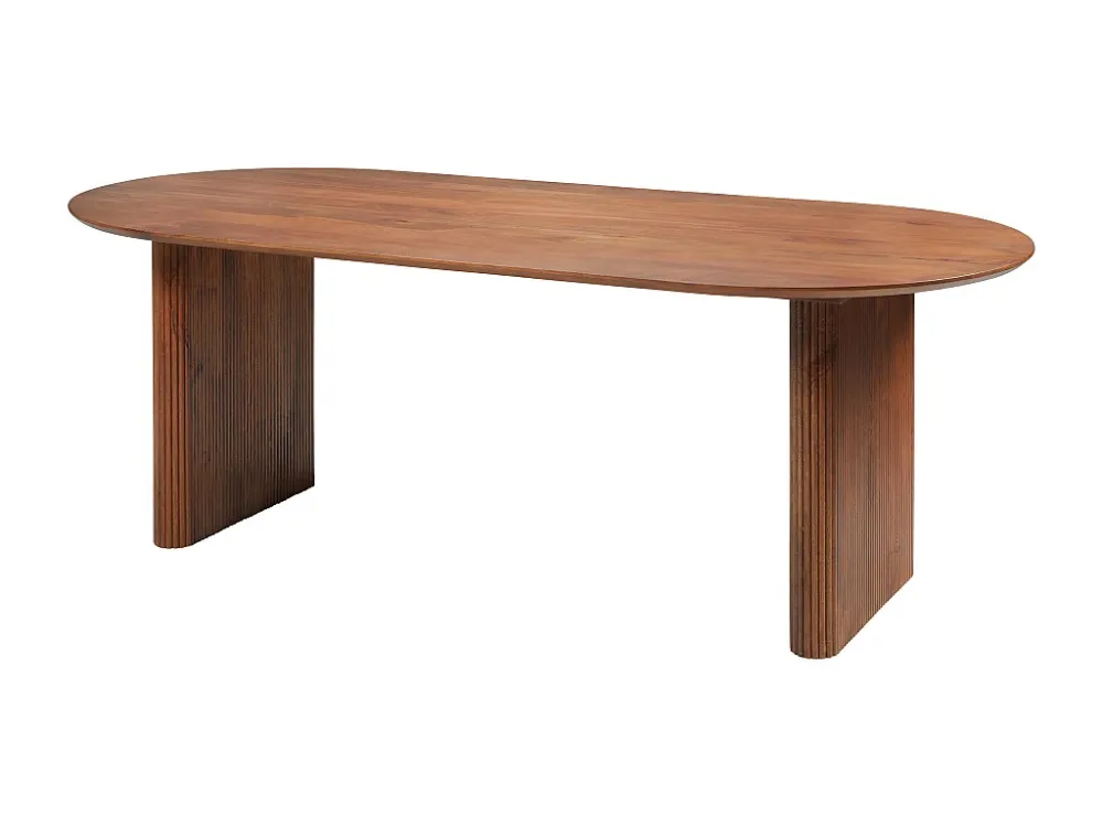 Eettafel 8 plaatsen van mangohout - Naturel - BALIMELA