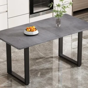 Stalen eettafel - industriële stijl - Grijs ModernLuxe