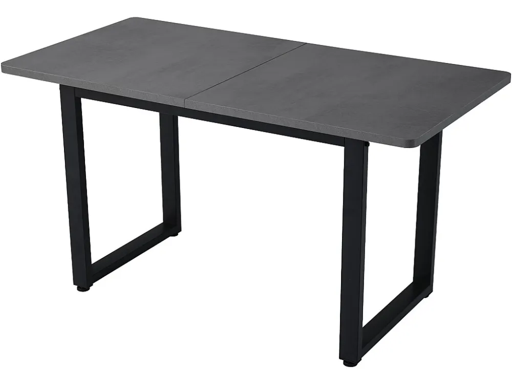 Stalen eettafel - industriële stijl - Grijs ModernLuxe