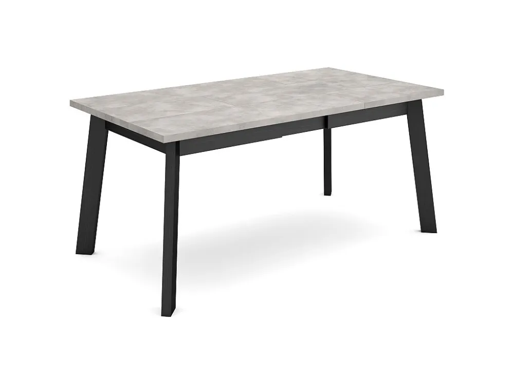 Eettafel, 170, Voor 8 personen, Houten poten, Cement Skraut Home