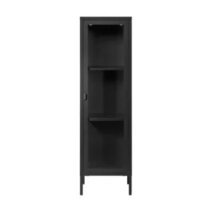 Vitrine Brisbane, Zwart, 40x35x140 cm, EPIKASA