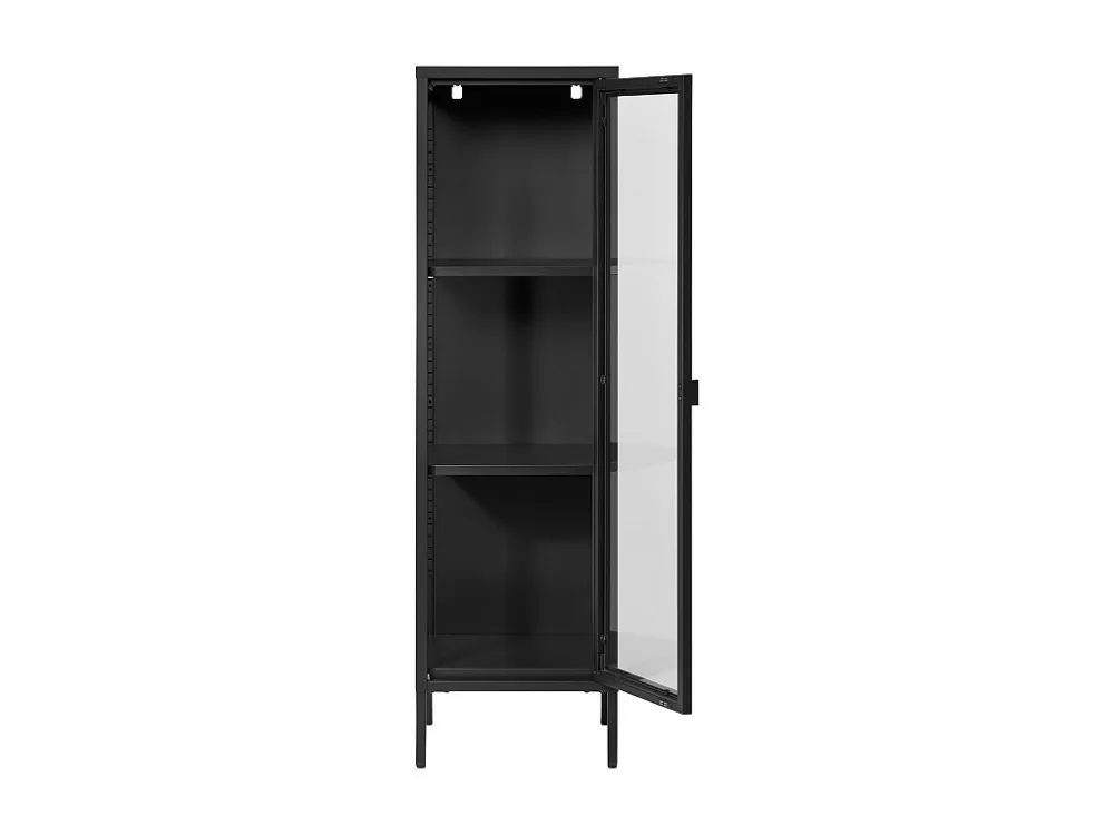 Vitrine Brisbane, Zwart, 40x35x140 cm, EPIKASA