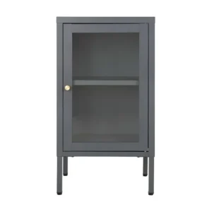 Vitrine de Salon Dalby, Gris, 35x38x70 cm, EPIKASA