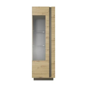 Vitrinekast ARCADE SC60 1D 60x40x194 Beige