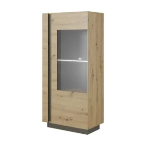 Vitrinekast ARCADE SC72 1D 72x40x154 Beige
