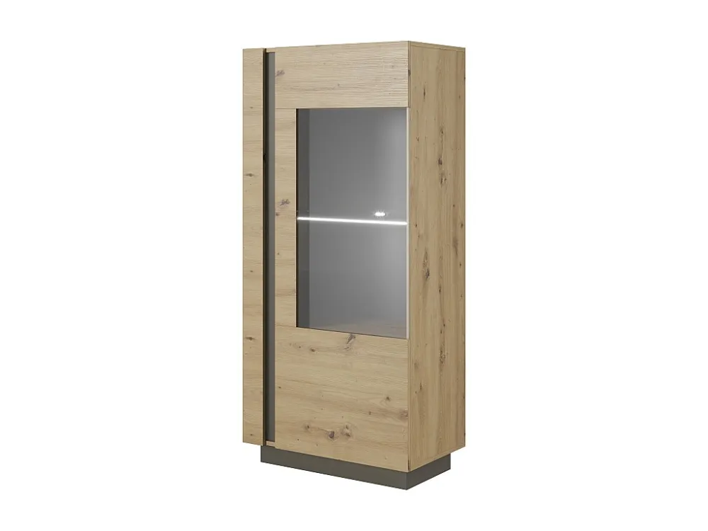 Vitrinekast ARCADE SC72 1D 72x40x154 Beige
