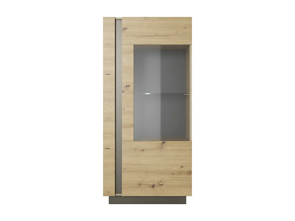 Vitrinekast ARCADE SC72 1D 72x40x154 Beige
