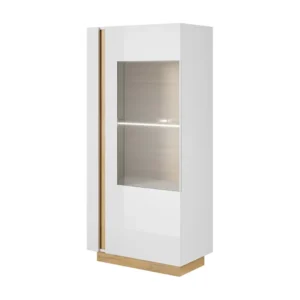 Vitrinekast ARCADE SC72 1D 72x40x154 Wit
