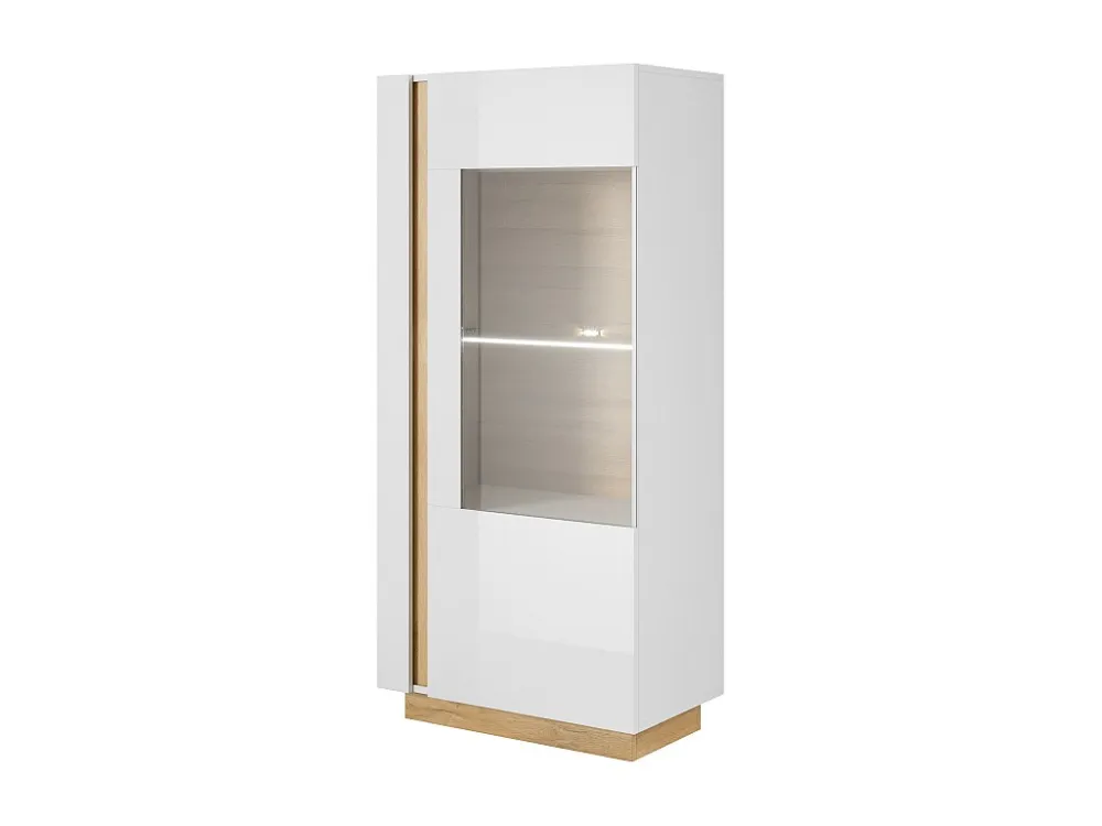 Vitrinekast ARCADE SC72 1D 72x40x154 Wit