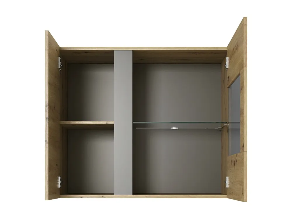 Vitrinekast ARCADE SC97 2D 97x40x83 Beige