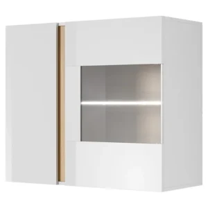 Vitrinekast ARCADE SC97 2D 97x40x83 Wit