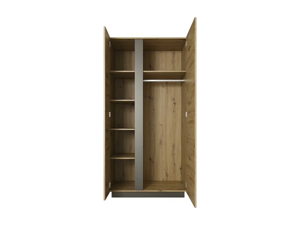Vitrinekast ARCADE SC97 2D 97x54x194 Beige