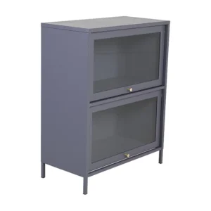 Vitrinekast BAKAL SC80 2D 80x40x100 Grijs