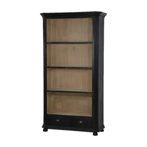 Vitrinekast CESENA SC100 2D 100x40x187 Zwart