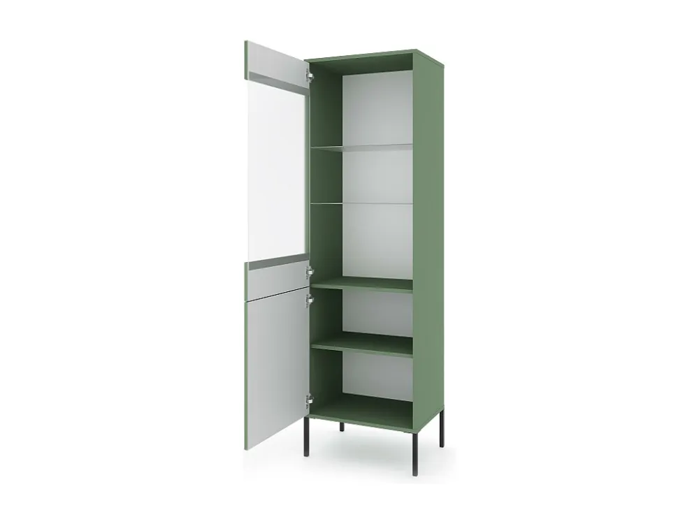 Vitrinekast ISEO SC54 2D 54x39x180 Groen