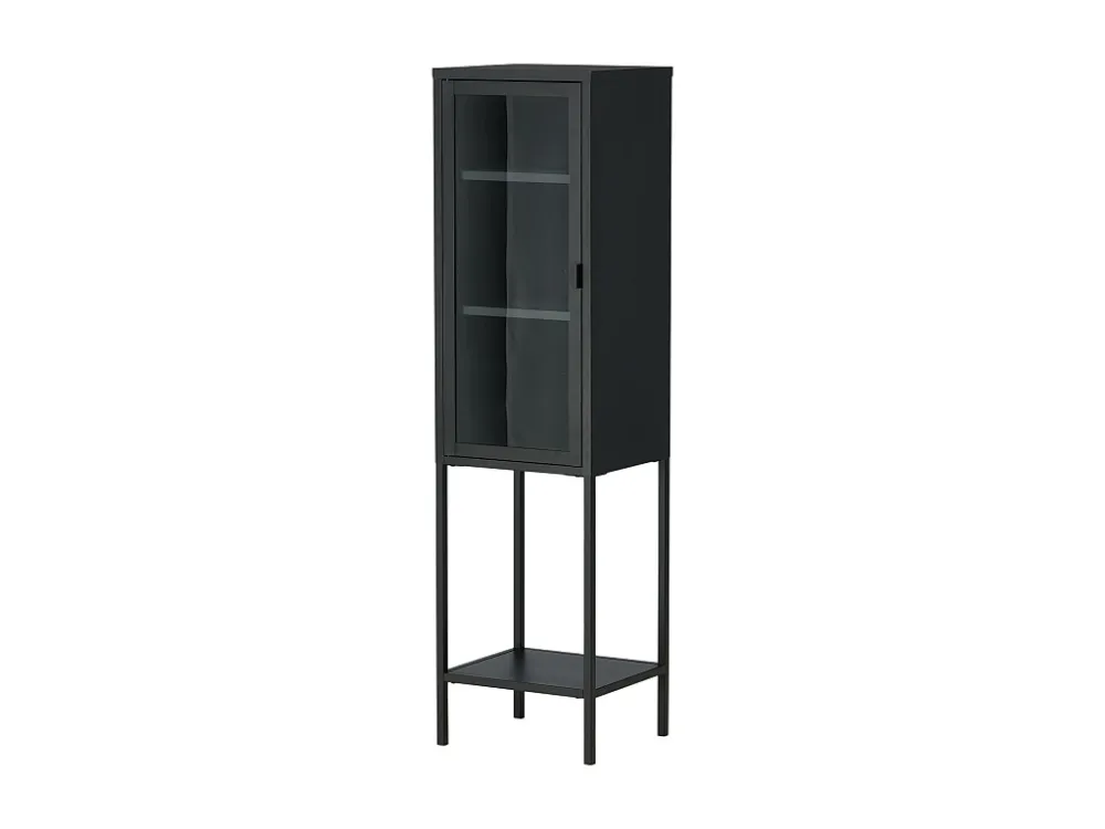 Vitrinekast MISHA SC41 1D 41x35x150 Zwart