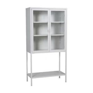 Vitrinekast MISHA SC75 2D 75x35x150 Wit