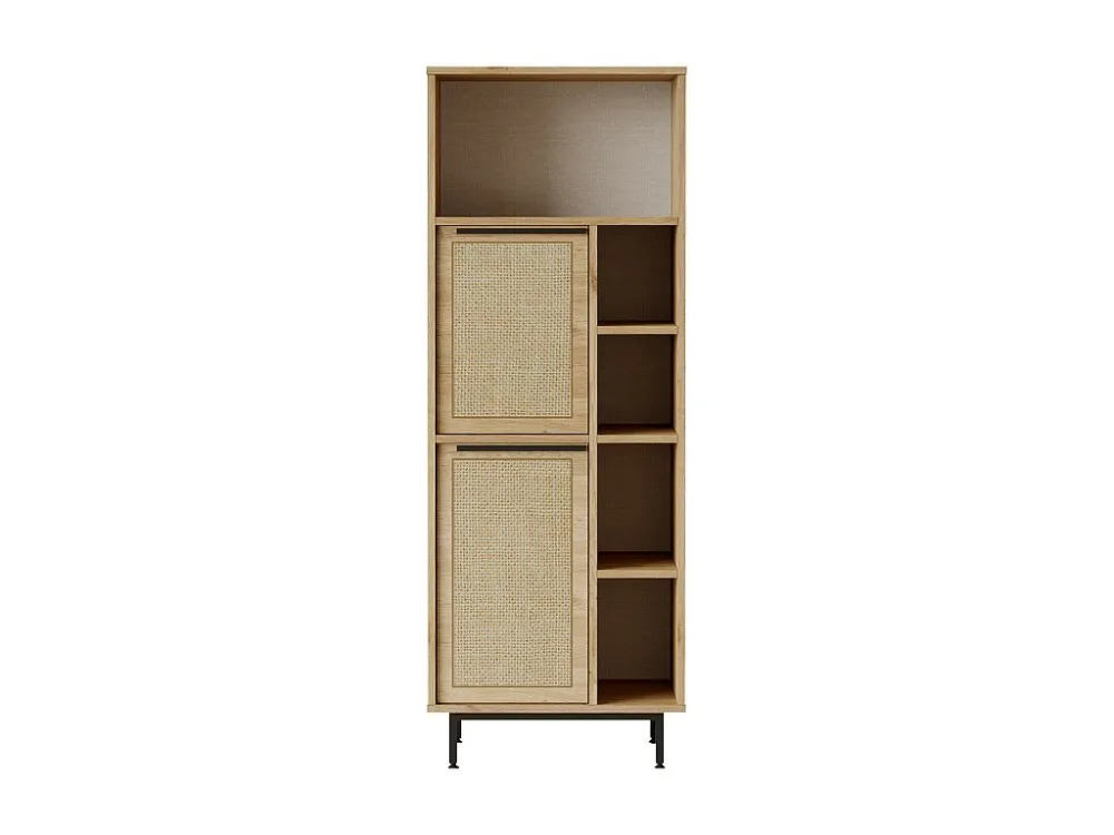 Vitrinekast OCEAN SC60 2D 60x36x162 Lichtbeige