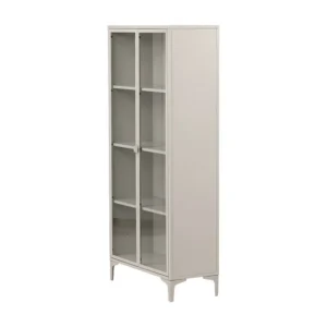 Vitrinekast PIRING SC90 2D 90x40x190 Beige